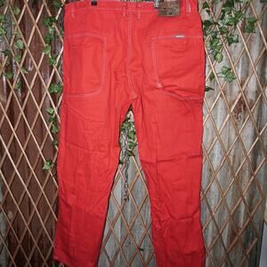 42 - Vintage Y2K MECCA red denim hip hop baggy 1990s pants